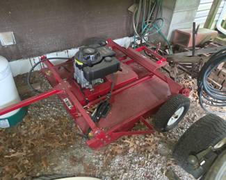 Pull behind mower
