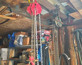 Chains. Pulleys.