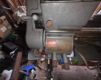 Metal lathe. By Logan engineering co