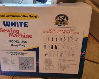 White brand sewing machine