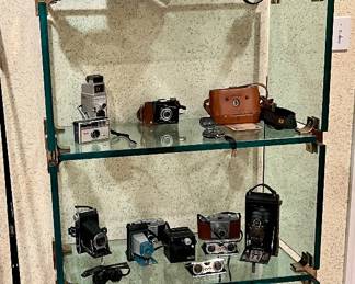 Vintage camera collection...pretty cool!