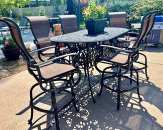 High top tables and chairs