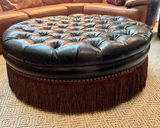Oversize tufted ottoman 4 foot diameter