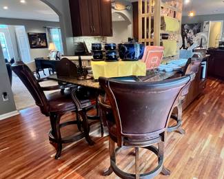 Set of three barstools