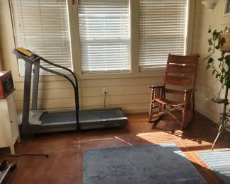 Work out equipment, metal plant stand, rocker