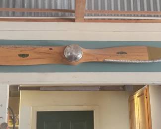 Real wood airplane propeller wings 