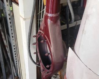 9" gord drag race axel housing 4 link maroon 