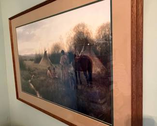 Eanger Irving Couse 'The Captive' Print