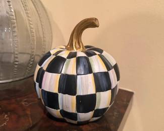 MacKenzie-Childs Courtly Check Medium Pumpkin