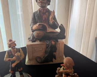 Melody in Motion Hobo Clown Figurines Collection