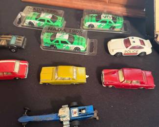 Assorted Vintage Die-Cast Toy Cars