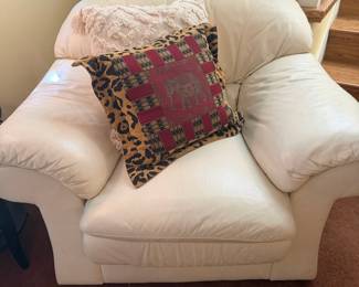 Chateau D'AX Italian Leather Club Chair