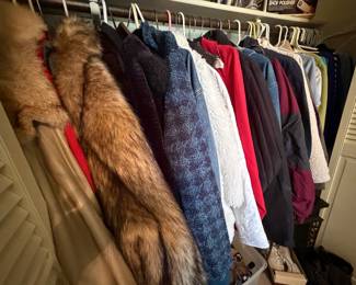 Vintage Faux Fur Trimmed Afghan Coat