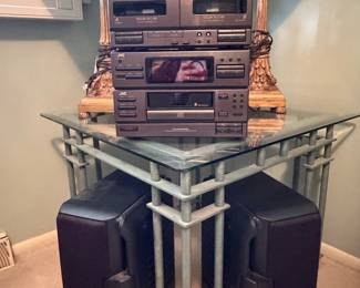 JVC MX-C7 Compact Component System with Labyrinth Speakers