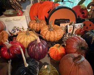 Hot Skwash Decorative Pumpkins and Halloween Decor