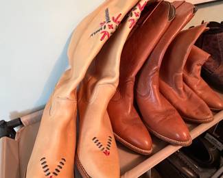 Vintage Justin Collection of Western Boots