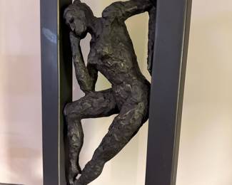 Austin Productions "The Thinker" Sculpture in Frame
