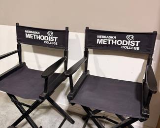 Nebraska Methodist College Director's Chairs - Set of 2