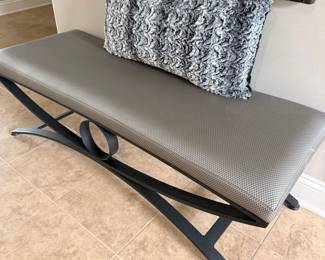 Modern X-Base Accent Bench