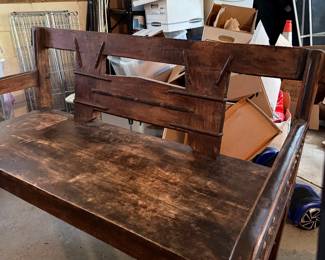 Very cool handmade bench