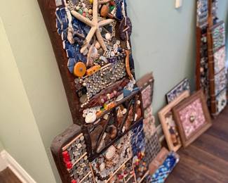 Handmade, local mosaic style art