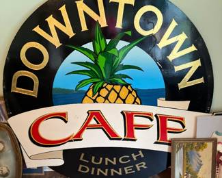 HUGE cafe sign