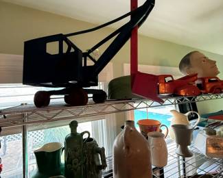 More tin toys, and mannequin head!
