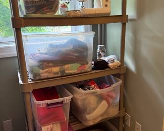 Yardage by the bag, and a cute little sewing machine
