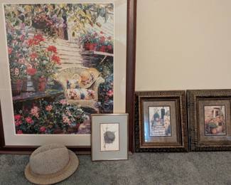 Wall Hangings & Vintage 1970s Wool Hat