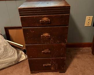 Vintage storage table