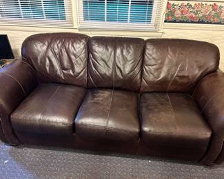 Leather couch
