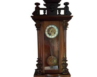 Regulator Wall Clock Ornate Pendulum
