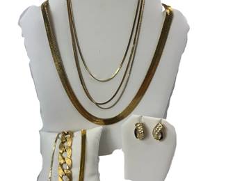 rifari Sarah Coventry 14K GP Necklace/Bracelet