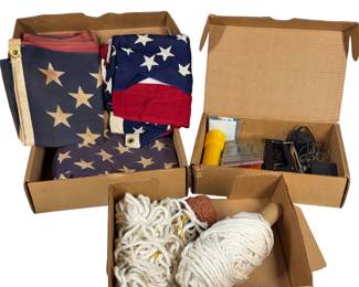 Cotton US Flags Rope