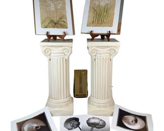 Greek Column Plant Stands Wall Prints