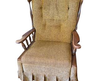 Tweed Reclining Easy Chair