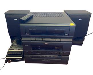 RCA 5 Disc CD Cassette Stereo