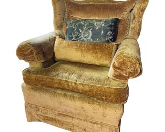 Easy Chair Velvet Upholstery