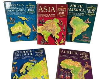 Midcentury Childs Atlas Encyclopedias