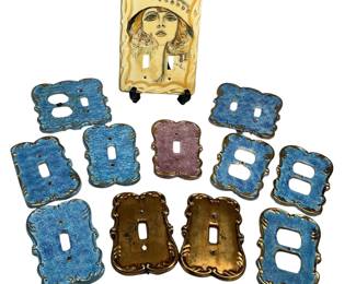 Ceramic BoHo Ornate Wall Switch