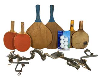 Vintage Ping Pong Paddles Net