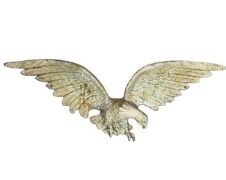 Cast Metal Eagle Indoor Outdoor White
