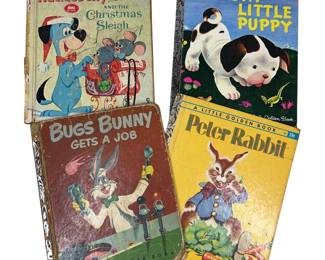 Little Golden Books Bugs Bunny Huckleberry