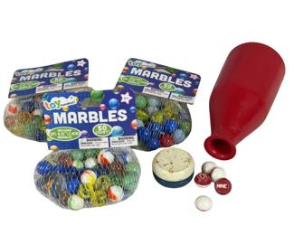 Marbles in Bags + Kelly Pea Set