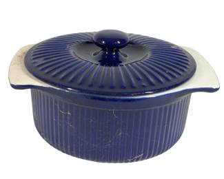 Cobalt Blue Covered Casserole