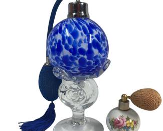 Art Glass Perfume Bottle Atomizer