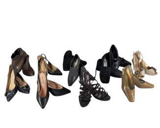 Pierre Dumas Translucent Acrylic Heels