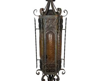 Midcentury Spanish Revival Hanging Lamp