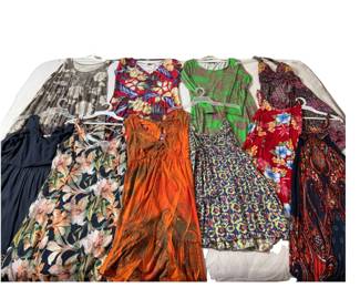 BoHo Floral Summer Dresses Knit