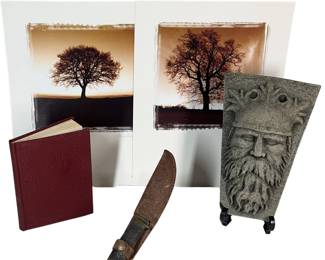 Barlow Style Hunting Knife Tree Prints
